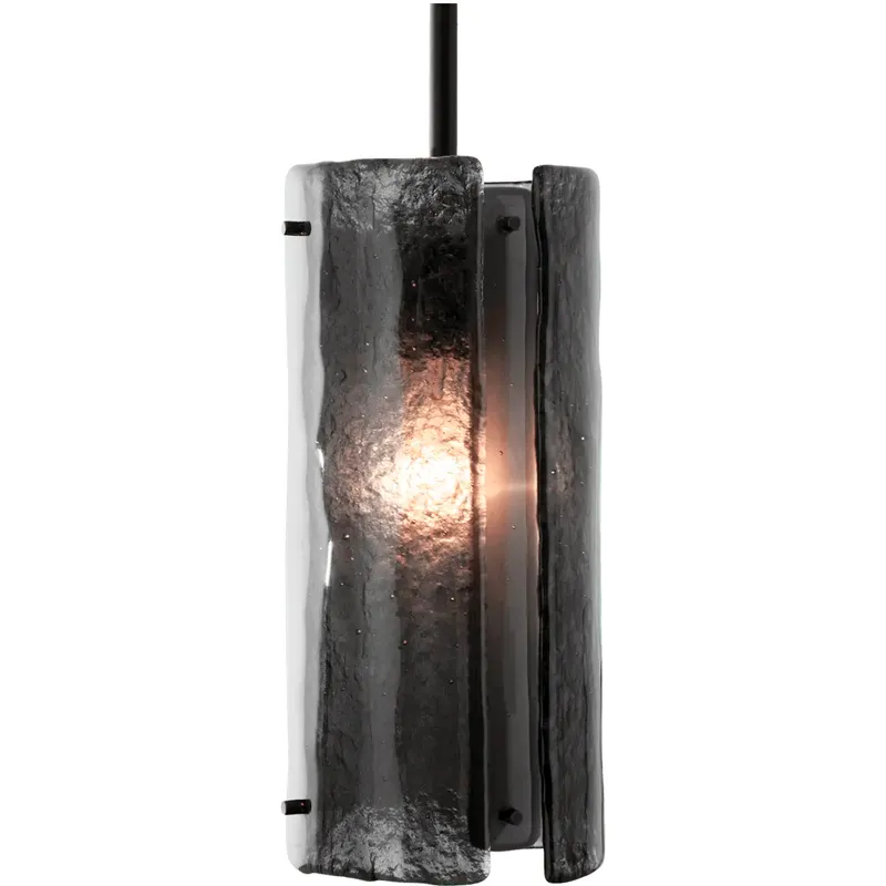 Textured Glass 12 Light 5.6 inch Metallic Beige Silver Pendant Ceiling Light