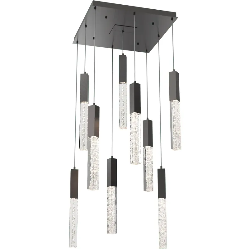 Axis LED 24 inch Graphite Multi-Pendant Ceiling Light