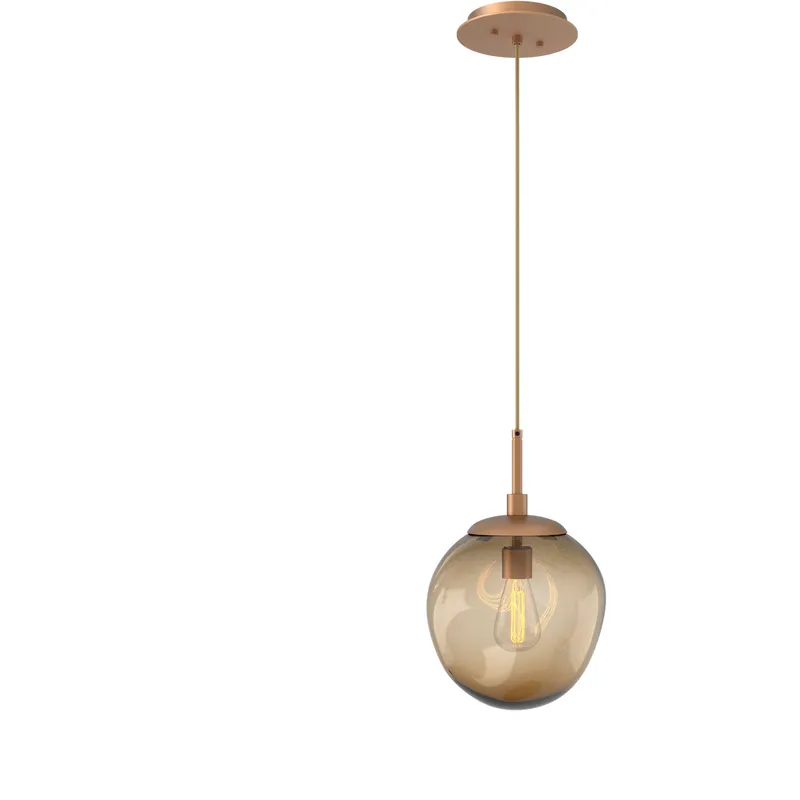 Aster Incandescent 1 Light 10 inch Novel Brass Pendant Ceiling Light in Bronze Aster