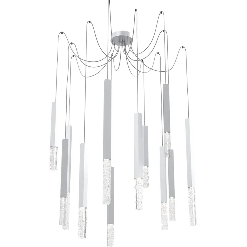 Axis XL LED 11 inch Classic Silver Swag Multi-Pendant Ceiling Light
