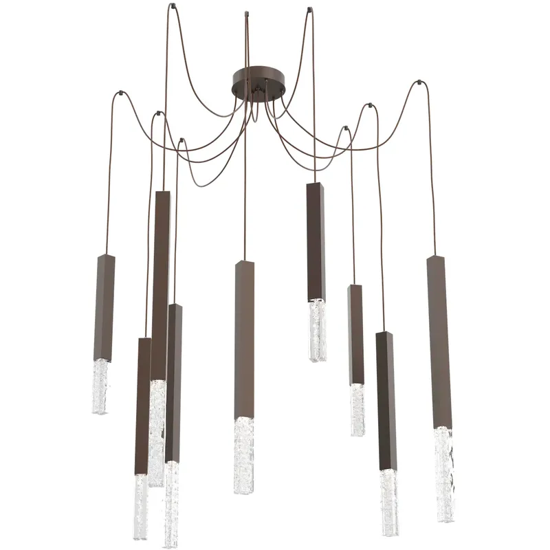 Axis XL LED 11 inch Flat Bronze Swag Multi-Pendant Ceiling Light