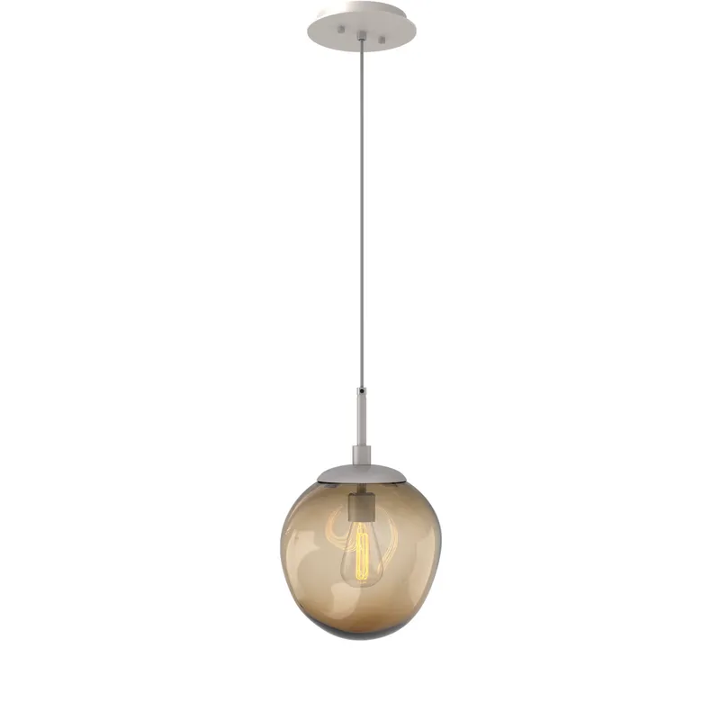 Aster Incandescent 1 Light 10 inch Beige Silver Pendant Ceiling Light in Metallic Beige Silver, Bronze Aster