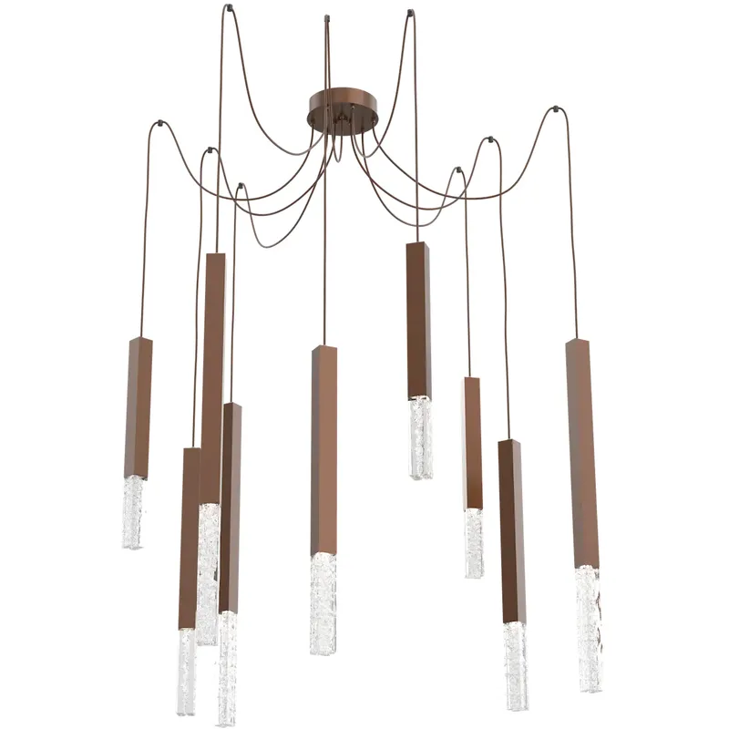 Axis XL LED 11 inch Burnished Bronze Swag Multi-Pendant Ceiling Light