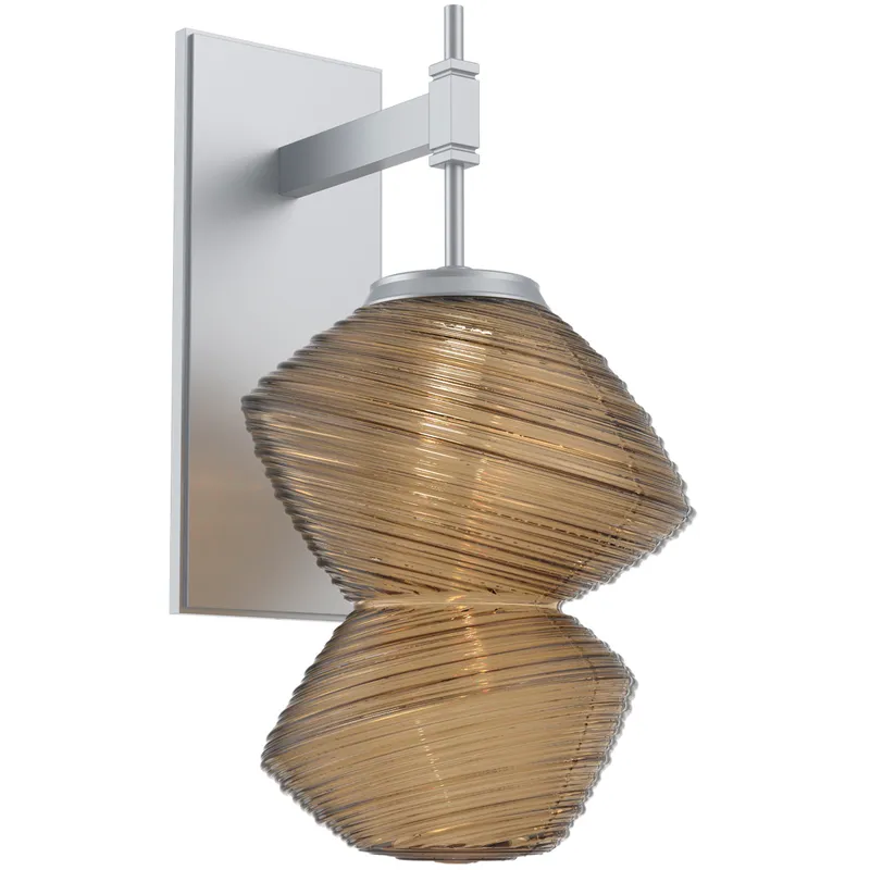 Mesa LED Classic Silver Indoor Sconce Wall Light