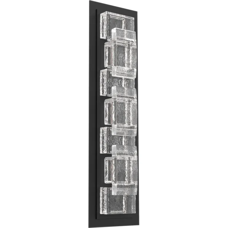 Tessera LED Matte Black Indoor Sconce Wall Light