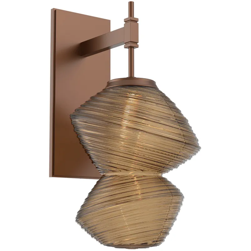 Mesa LED Burnished Bronze Indoor Sconce Wall Light