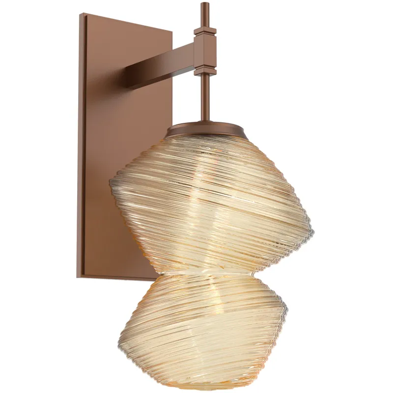 Mesa LED Burnished Bronze Indoor Sconce Wall Light
