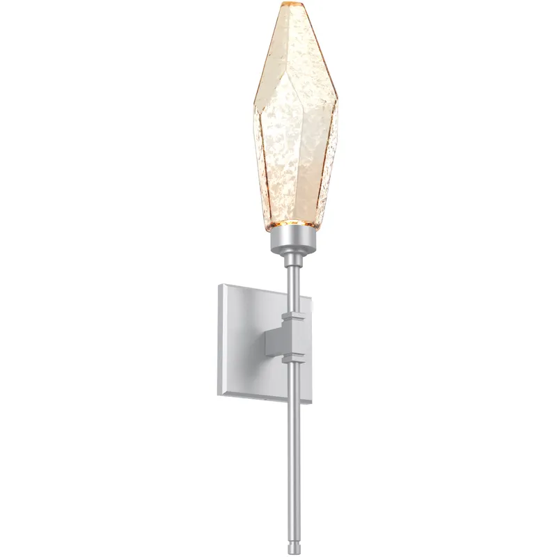 Rock Crystal LED 4.5 inch Classic Silver ADA Indoor Sconce Wall Light, Belvedere