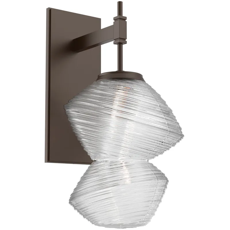 Mesa LED Flat Bronze Indoor Sconce Wall Light