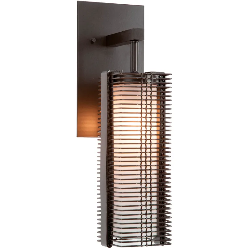 Downtown Mesh 1 Light 5 inch Burnished Bronze Indoor Sconce Wall Light