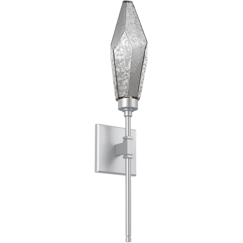 Rock Crystal LED 4.5 inch Classic Silver ADA Indoor Sconce Wall Light, Belvedere