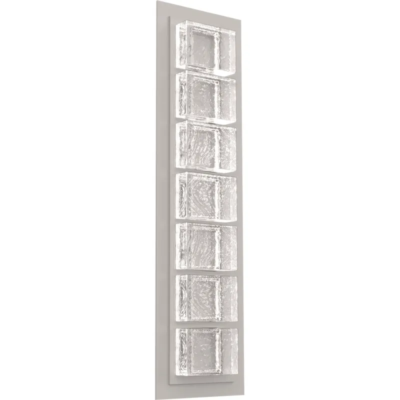 Tessera LED Beige Silver Indoor Sconce Wall Light