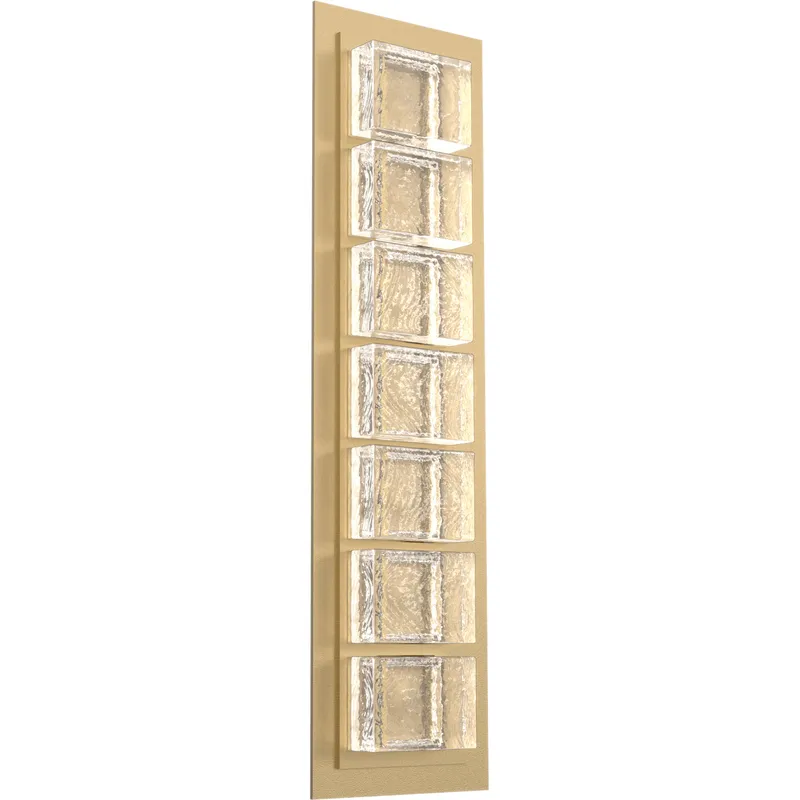 Tessera LED Gilded Brass Indoor Sconce Wall Light