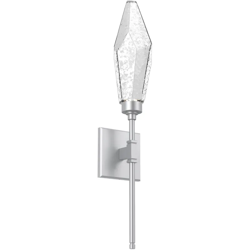 Rock Crystal LED 4.5 inch Classic Silver ADA Indoor Sconce Wall Light, Belvedere