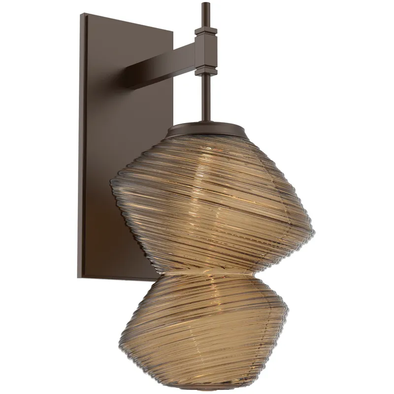 Mesa LED Flat Bronze Indoor Sconce Wall Light