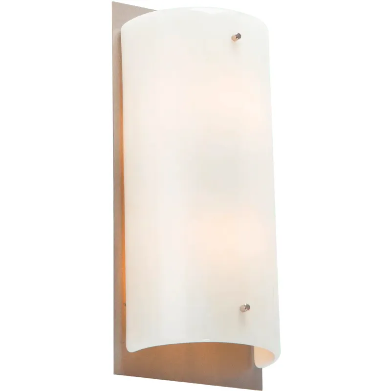 Textured Glass 2 Light 6 inch Burnished Bronze Cover Sconce Wall Light