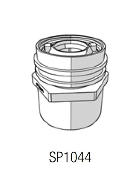 Hayward SP1044 1.5 inches Socket Return Concrete