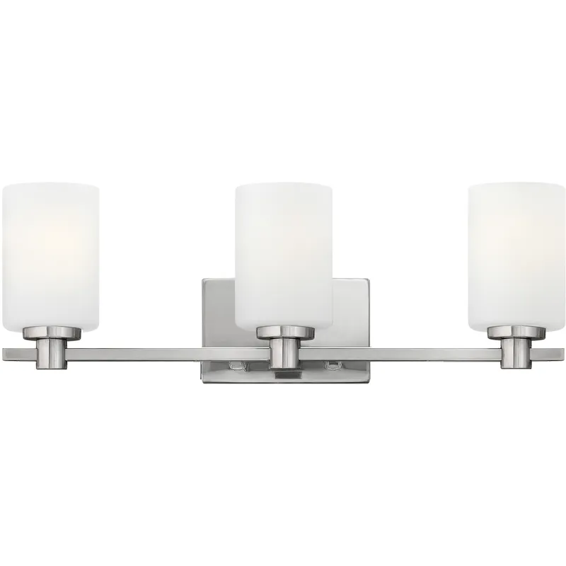Karlie 3 Light 22.5 inch Brushed Nickel Vanity Light Wall Light