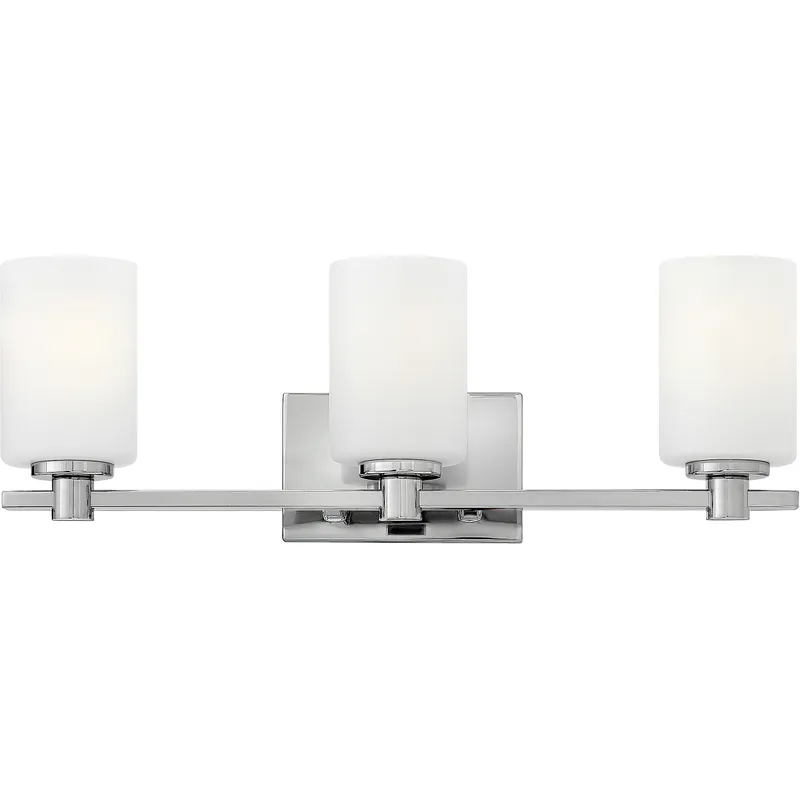 Karlie 3 Light 22.5 inch Chrome Vanity Light Wall Light
