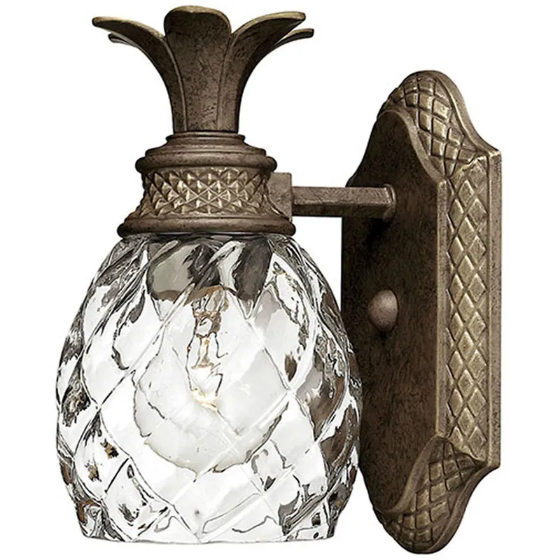 Plantation 1 Light 6.5 inch Pearl Bronze Vanity Light Wall Light