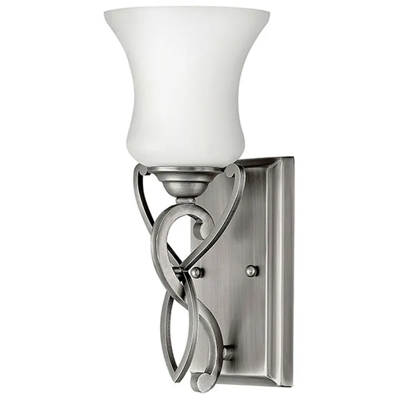 Brooke 1 Light 5.5 inch Antique Nickel Vanity Light Wall Light