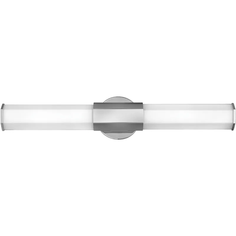 Facet LED 26 inch Polished Nickel Vanity Light Wall Light, Vertical