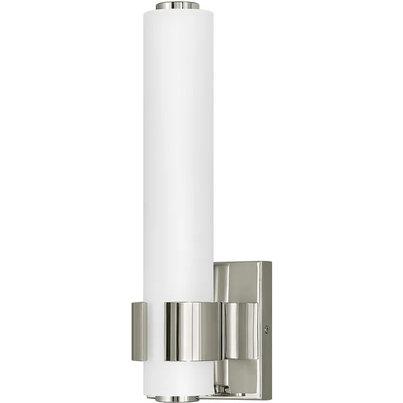 Aiden LED 5 inch Polished Nickel Bath Light Wall Light, Vertical