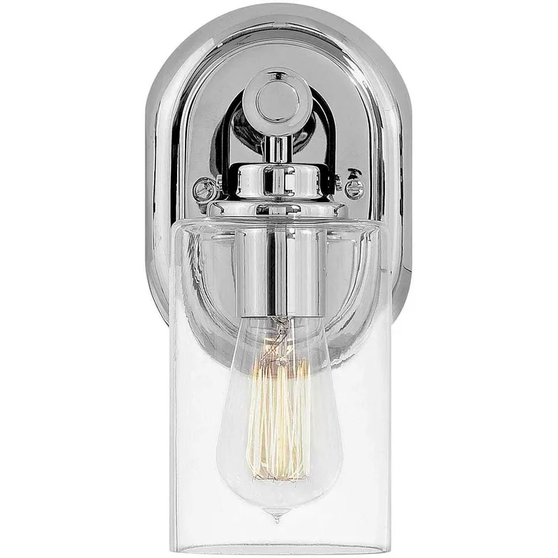 Halstead 1 Light 6.5 inch Chrome Vanity Light Wall Light