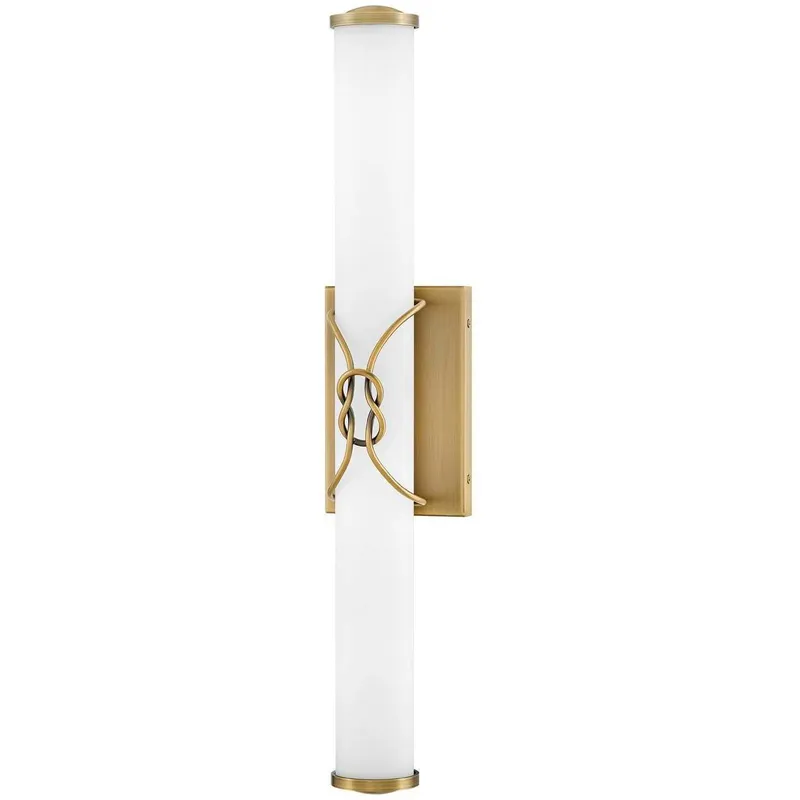 Kitts LED 23.5 inch Lacquered Brass Bath Light Wall Light
