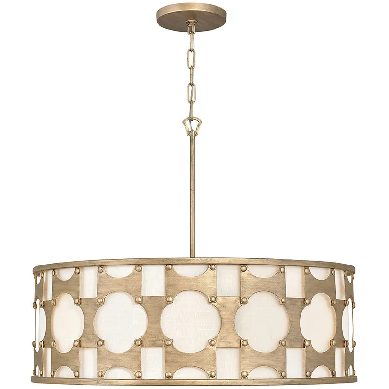 Carter 6 Light 28.5 inch Burnished Gold Indoor Chandelier Ceiling Light