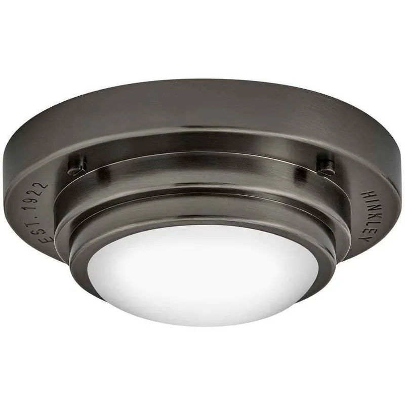 Porte LED 7 inch Black Oxide Indoor Foyer Flush Mount Ceiling Light, Convertible to Sconce
