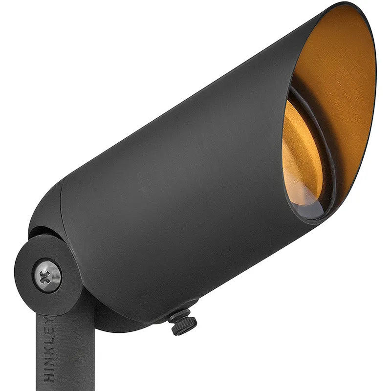 Lumacore Hardy Island 12v 3 watt Brass Satin Black Landscape Spot Light