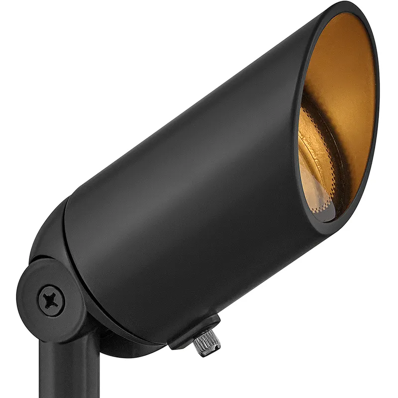 Hardy Island Lumacore 12v 12.00 watt Satin Black Landscape Spot Light, Variable Output