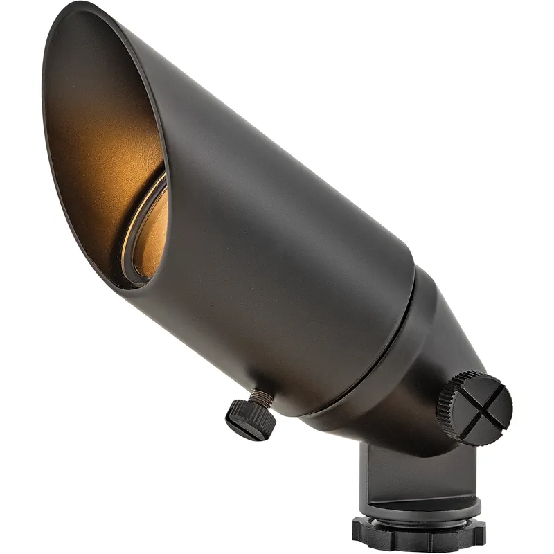 Hardy Island 12v 4 watt Brass Satin Black Accent Spot Light in Non-LED