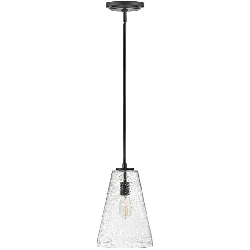 Vance 1 Light 10 inch Satin Black Indoor Pendant Ceiling Light