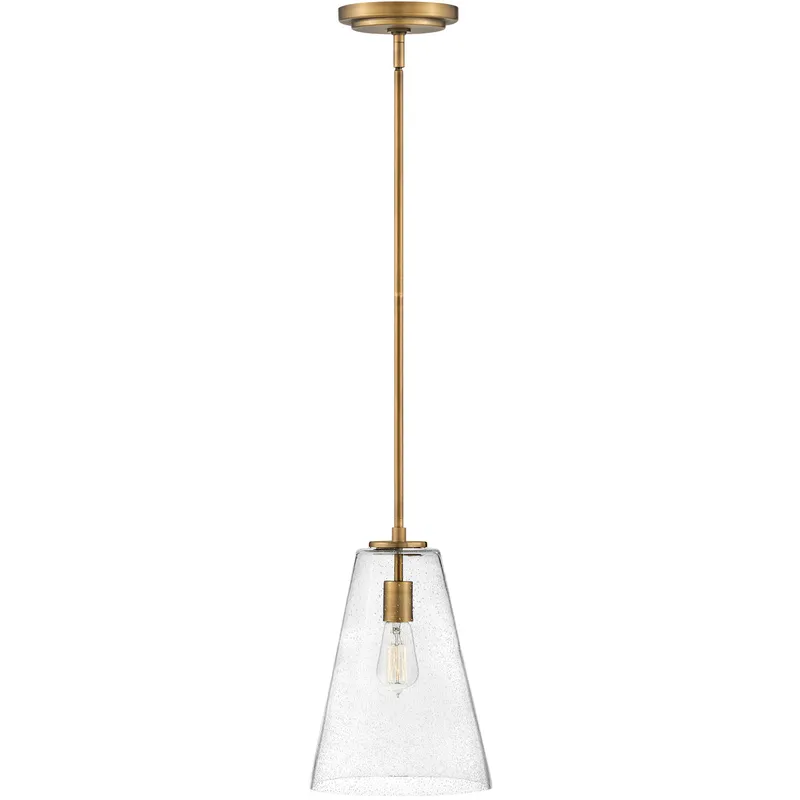 Vance 1 Light 10 inch Heritage Brass Indoor Pendant Ceiling Light
