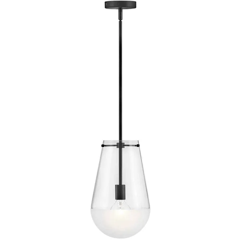Beck 9 inch Black Indoor Pendant Ceiling Light