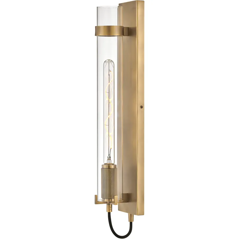 Ryden LED 5 inch Heritage Brass Indoor Wall Sconce Wall Light Bulbs included