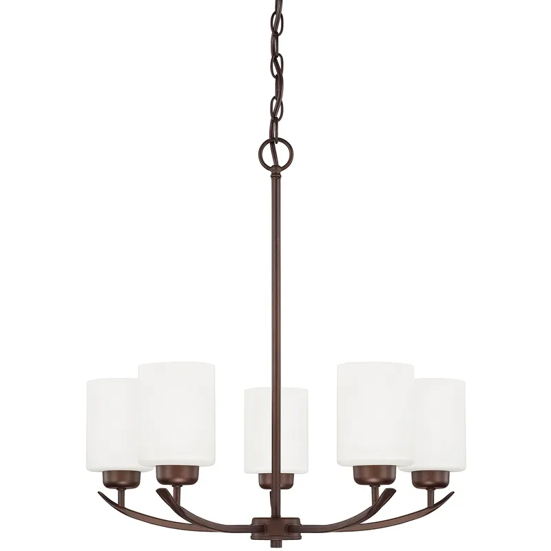Dixon 5 Light 23 inch Bronze Chandelier Ceiling Light
