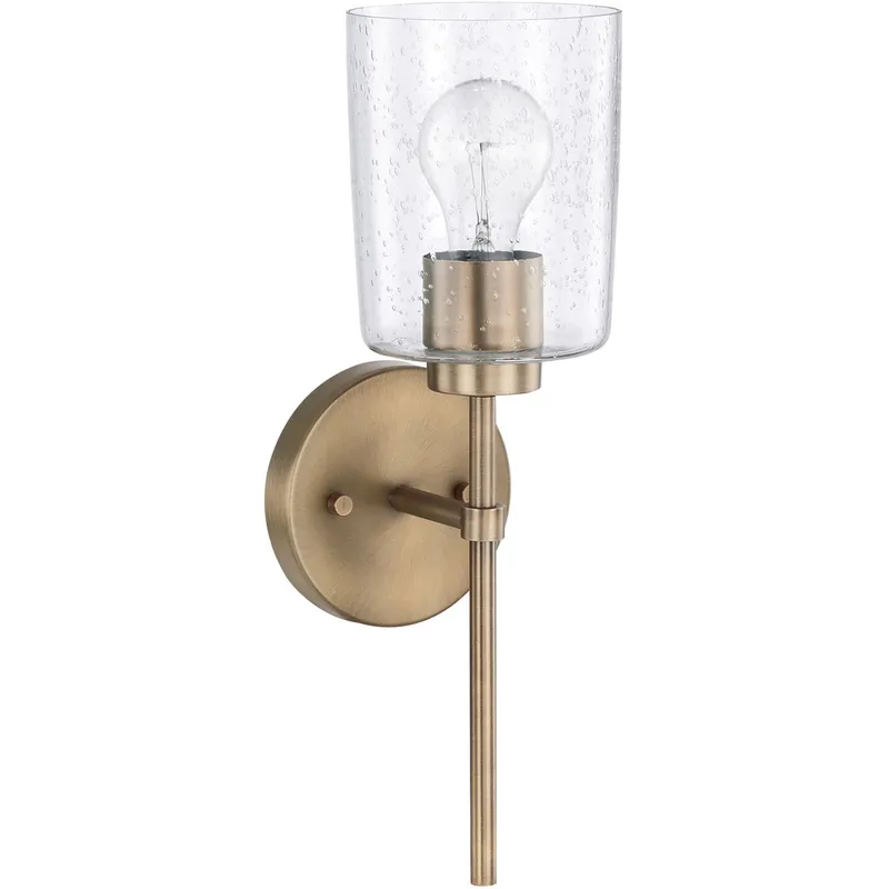 Greyson 1 Light 5 inch Aged Brass Sconce Wall Light