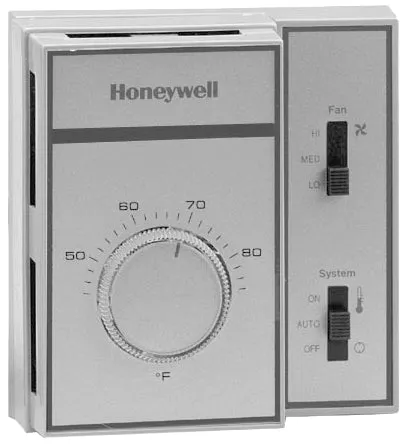 Honeywell T6069C4016 Fan Coil Thermostat Electric 2 or 4 Pipe Heat/Cool