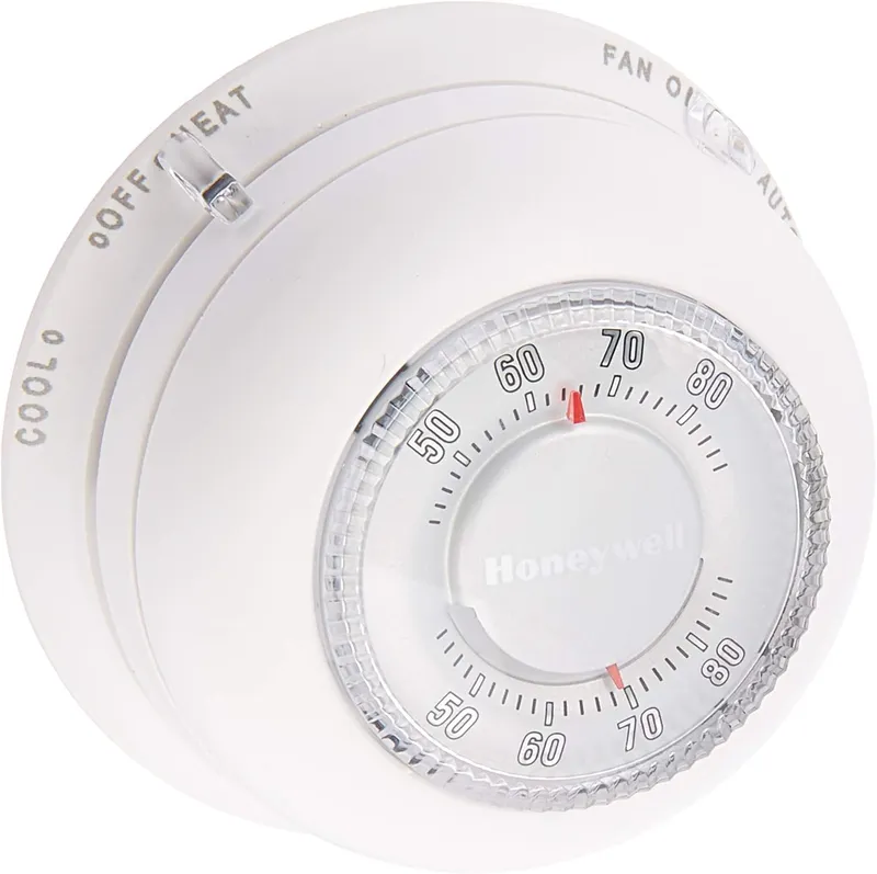 Honeywell T87N1000/U Heat/Cool Thermostat 24 Vac Pack of 1 T87N1000