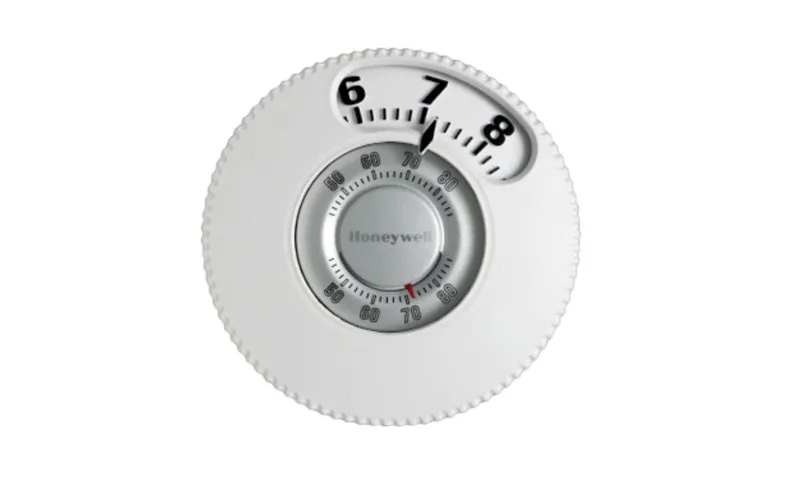 Honeywell T87N1026 The Round Non-Programmable Thermostat 1H/1C