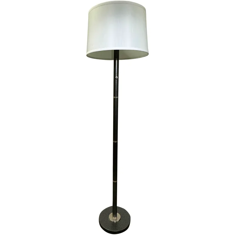 Rupert 62 inch 100.00 watt Supreme Silver Floor Lamp Portable Light
