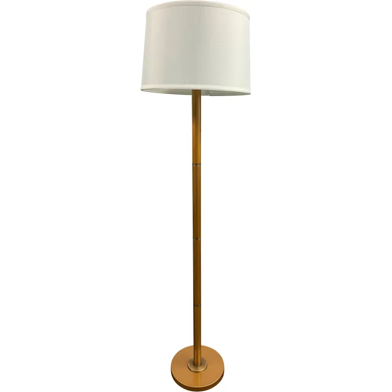 Rupert 62 inch 100.00 watt Heritage Gold and Antique Brass Floor Lamp Portable Light
