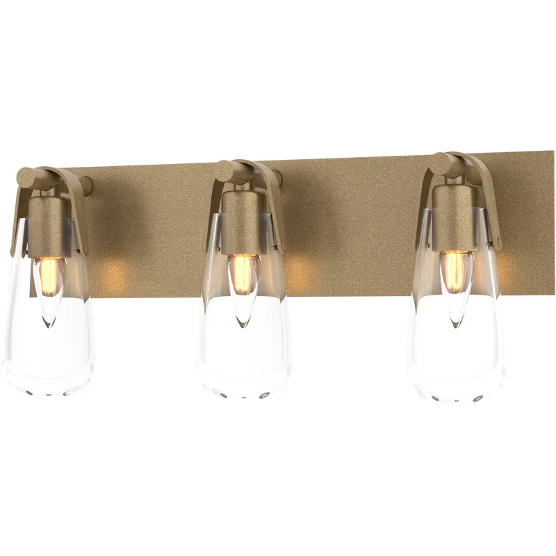 Eos 3 Light 21 inch Soft Gold Bath Sconce Wall Light