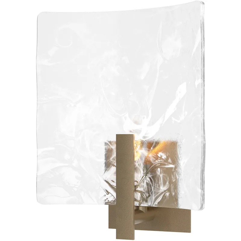 Arc 1 Light 10.1 inch Soft Gold Bath Sconce Wall Light, Large