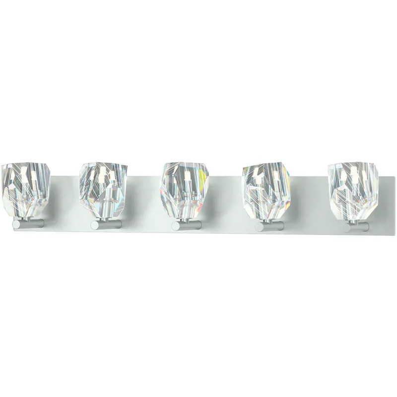 Gatsby 5 Light 36.5 inch Vintage Platinum Bath Sconce Wall Light