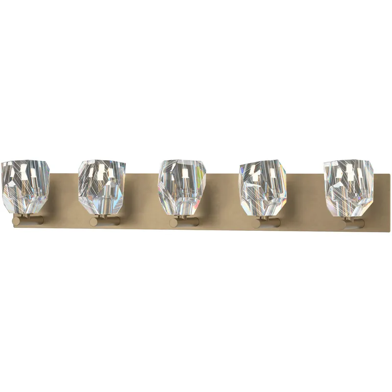 Gatsby 5 Light 36.5 inch Soft Gold Bath Sconce Wall Light