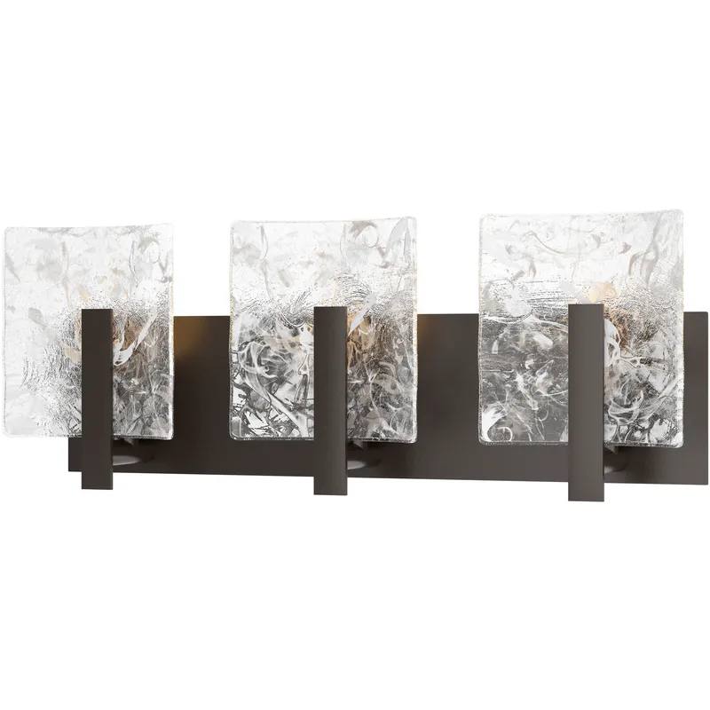 Arc 3 Light 21.5 inch Oil Rubbed Bronze Bath Sconce Wall Light
